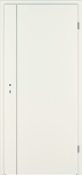 Designtür Corona C850 / CePal Weiß Struktur Premium