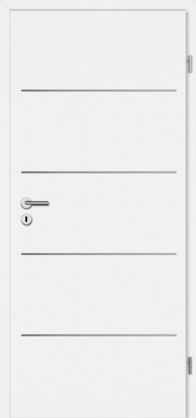 Designtür Corona C830 / CePal Weißlack 9010
