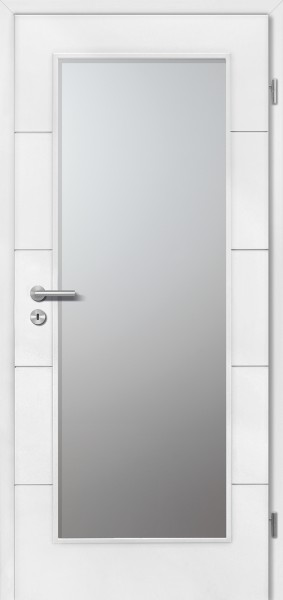 Profiltür Riva Ri1 - LA 2 / RAL 9010