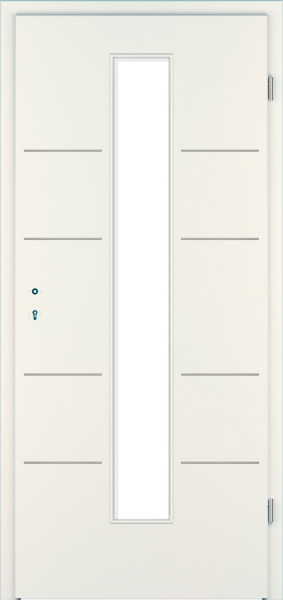 Designtür Corona C833 - LA4M / CePal Weiß Struktur Premium