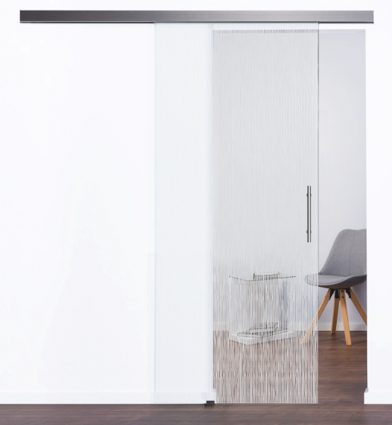 Glasschiebetür Modell "Stream II" 4211, mit LSD8