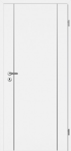 Designtür Corona C851 / CePal Weißlack 9010