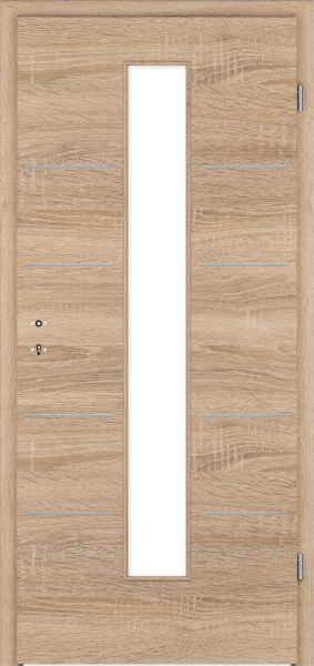 Designtür Corona C733 - LA4M / CePal Authentic Eiche