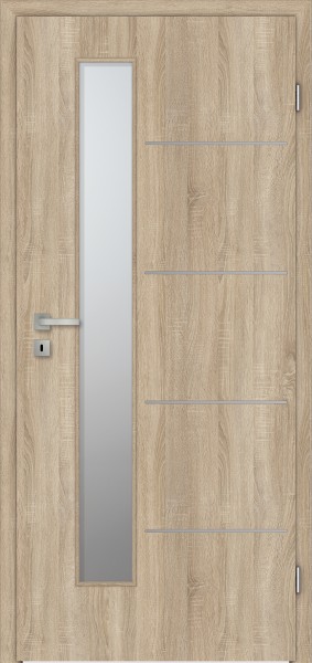 Designtür Corona C834 - LA4S / CePal Authentic Eiche