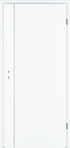 Designtür Corona C850 / CePal Weißlack Exklusiv