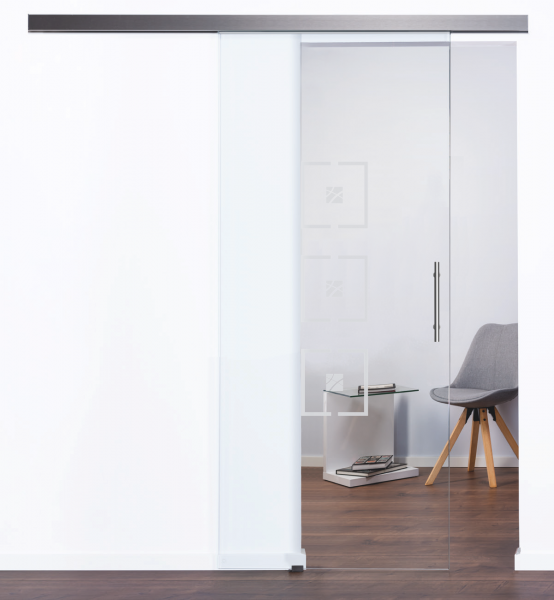 Glasschiebetür Modell "Merano" 4206 mit LSD8