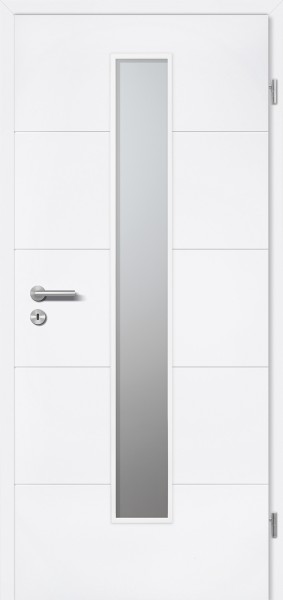 Profiltür Riva Ri1 - LA4M / RAL 9010