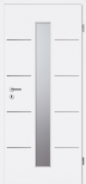 Designtür Aura A830 - LA4M / RAL 9010