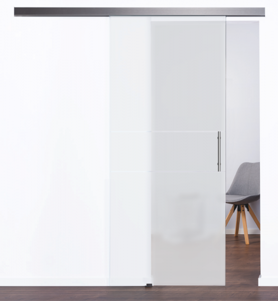 Glasschiebetür Modell "Unit I" 4221, mit LSD8