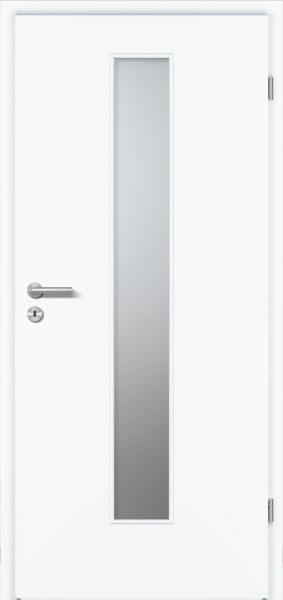 Zimmertür G-TEC Weißlack - mit Lichtausschnitt LA4M