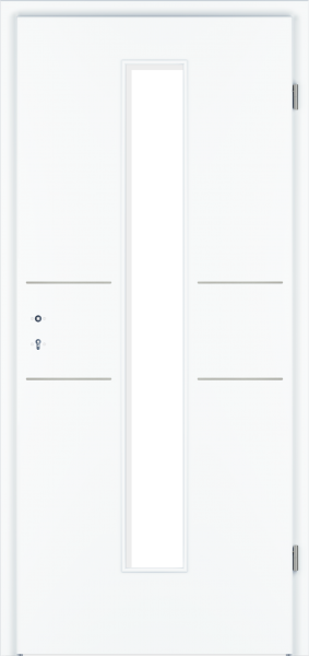 Designtür Corona C832 - LA4M / CePal Weißlack Exklusiv