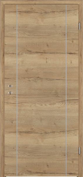 Designtür Corona C751 / CePal Authentic Risseiche