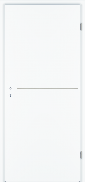 Designtür Corona C831 / CePal Weißlack Exklusiv
