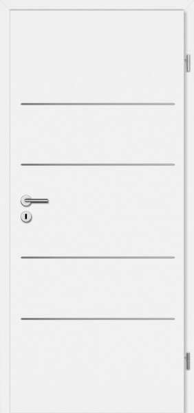 Designtür Corona C833 / CePal Weißlack 9010