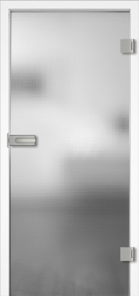 Ganzglastür Modell "Mastercarre" 1008, incl. Griffgarnitur