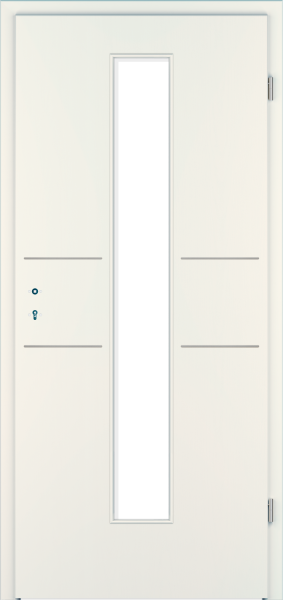 Designtür Corona C832 - LA4M / CePal Weiß Struktur Premium