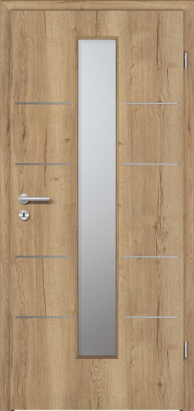 Designtür Corona C833 - LA4M / CePal Authentic Risseiche