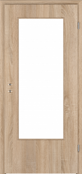 Zimmertür CePaL Authentic Eiche DA - mit DIN Lichtausschnitt
