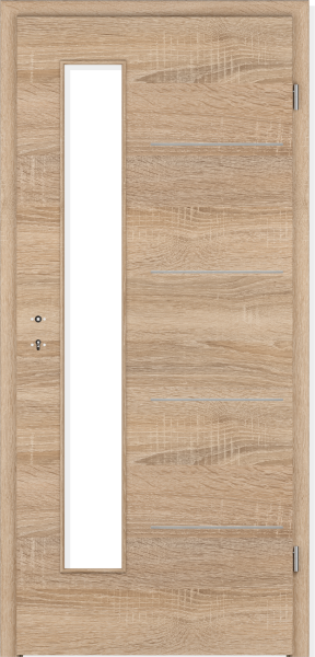Designtür Corona C734 - LA4S / CePal Authentic Eiche