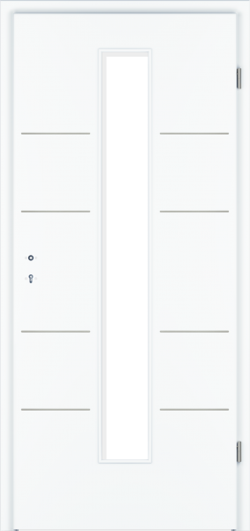 Designtür Corona C833 - LA4M / CePal Weißlack Exklusiv