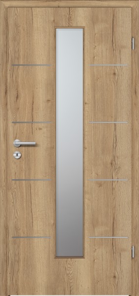 Designtür Corona C830 - LA4M / CePal Authentic Risseiche